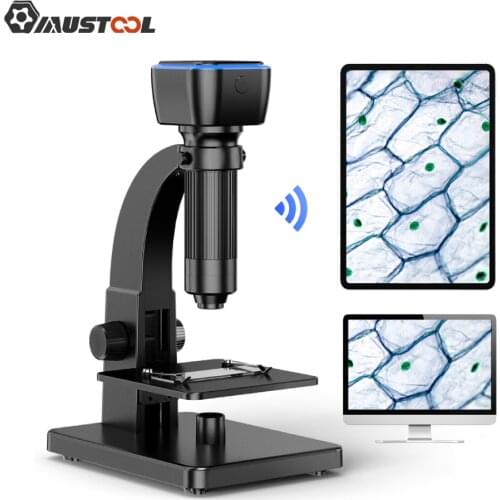 MUSTOOL MT315W HD 2000X WIFI Digital Microscope Dual Lens USB Microbiological Observation Industrial Microscopes USB DC Charging