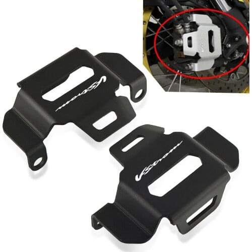 For SUZUKI DL1000 V-Strom1000 2015 2016 2017 2018 2019 Motorcycle CNC Left & Right Front Brake Caliper Cover Guard Black Silver