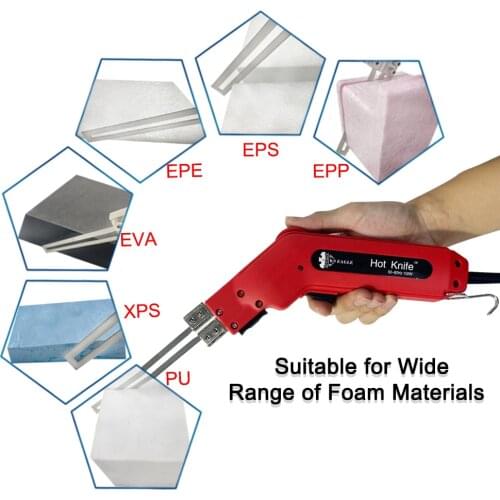 KS EAGLE Electric Styrofoam Cutter Hot Knife Styrofoam Cutting Knife Tools Portable Professional Foam Cutter Hot Wire Kit Blade