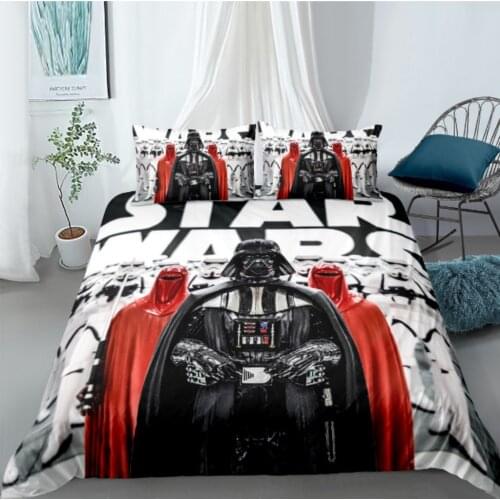 Popular Star Movie Wars Bedding Set Duvet Cover Sets Comforter Bed Linen Twin Queen King Single Size Fashion Gift Home Decor