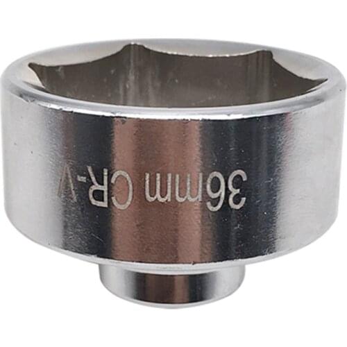 New 36mm Engine oil Wrench Metric Low Profile Oil Filter Socket Wrench Remove Canister Housing For Hand Tools