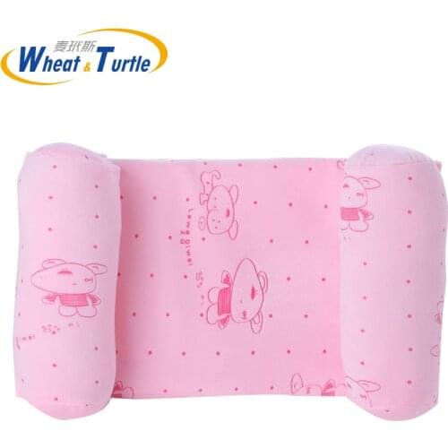 Mother Kids Bedding Baby Pillows Cotton Newborn Baby Toddler Safe Anti Roll Sleep Head Baby Pillow Positioner Baby Head Shapping