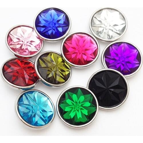 SZ1101 18mm high quality resin Snap button for Snap Jewellery