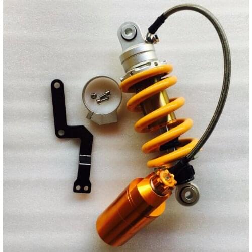 235mm 9.2" Universal 12mm spring Motorcycle Air Shock Absorbers For Honda MSX125 Yamaha LC150 LC135 Kawasaki Z125 EXCITER150