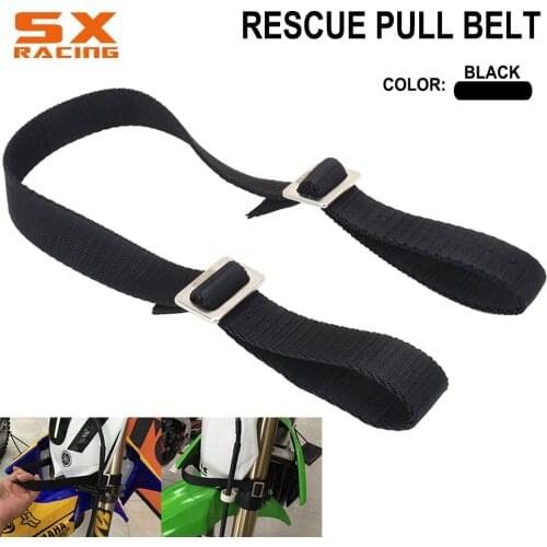 Motorcycle Universal Fork Rescue Strap Pull Sling Belt For HONDA YAMAHA KTM SUZUKI KAWASAKI DUCATI BMW Dirt Bike Motocross