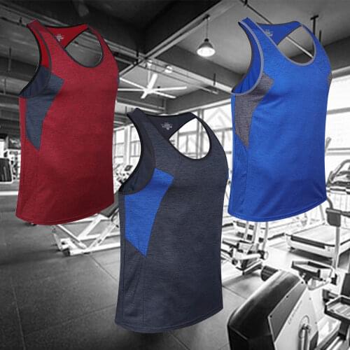 High Quality Running Vest Quick-Drying T-Shirt Tight Fitness Sports Shirt Tank Top Men Breathable Compression Sleeveless Vest