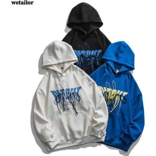 Wetailor Men's Printed Hoodies