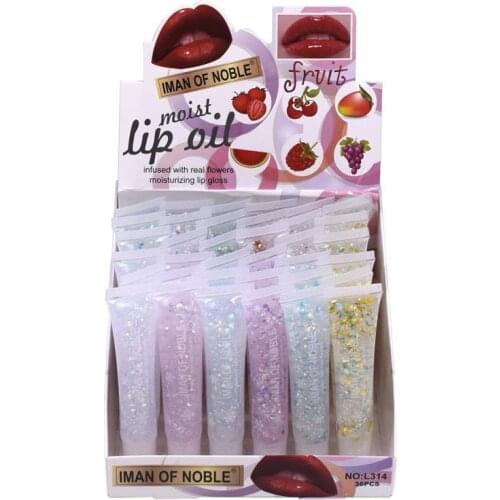 1 pcs Crystal Jelly Lip Oil Moisturizer Lip Gloss Shiny Vitamin E Clear Lip Oil Anti-Cracking Makeup Lip Oil Cosmetics TSLM1