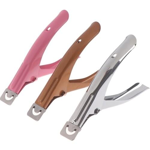 1PC Stainless Steel Pink/Gold/SilverFalse Fake Nails Tips Manicure Cutter Clipper Tool