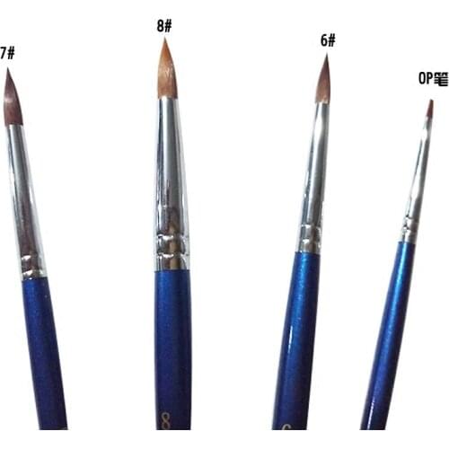 4pcs/set Dental material Porcelain Brush Pen porcelain powder ceramic brush pen Dental Lab Equipment