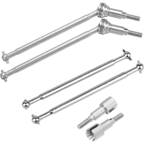 6Pcs Front CVD Drive Shaft Dog Bone Wheel Shaft Cup for Hosim XLH 9125 RC Car Upgrade Parts Accessories