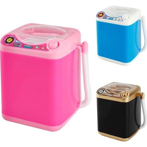 Automatic Mini Washing Machine Makeup Sponge Cleaner Make Up Powder Puff Cleaning Machine Makeup Sponge Clean Tool