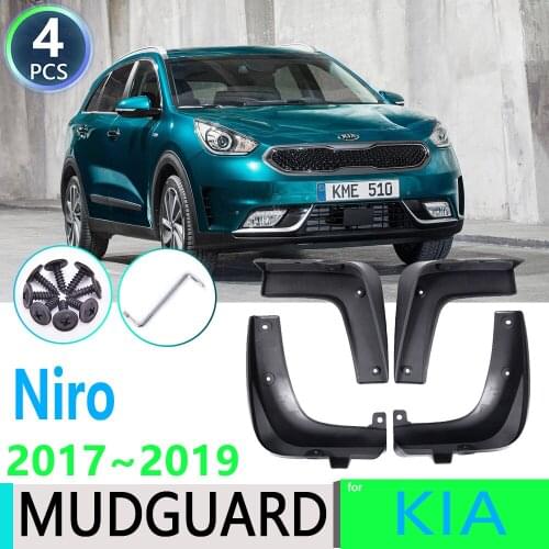 For Kia Niro DE 2017 2018 2019 CAR Fender Mudguard Mud Flaps Guard Splash Flap Mudguards Car Accessories
