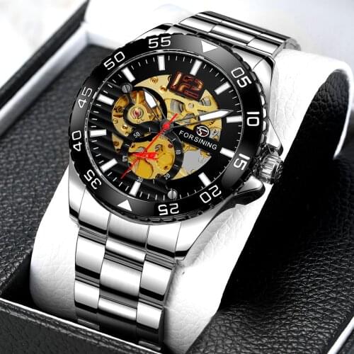 Luxury 4129 Automatic Mens Watches Skeleton Mechanical Watch For Fashion Sports Simplicity Wristwatches