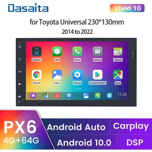 Dasaita for Toyota Corolla Auris Fortuner Innova 2015 to 2019 Android 10 with Carplay Android Auto 9" 2 Din Car Radio GPS Stereo