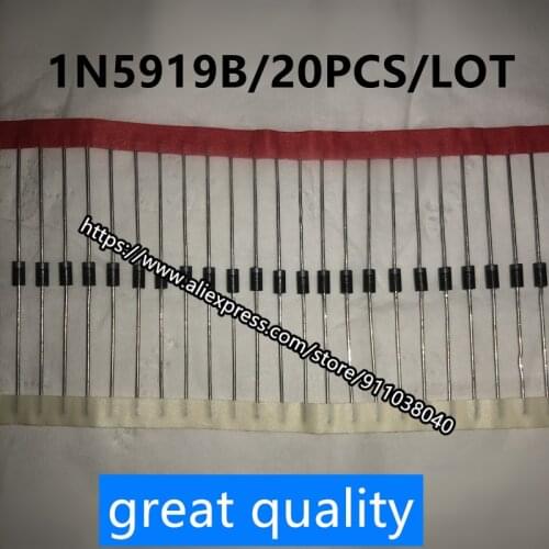 20pcs/lot 1N5919B DO-41 straight plug Zener diode 1.5W 5.6V straight plug original brand new good quality