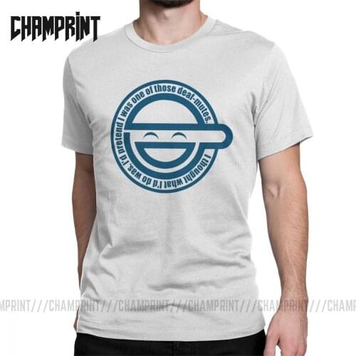 Ghost In The Shell T-Shirt for Men Anime Batou Gits Novelty Pure Cotton Tee Shirt O Neck Short Sleeve T Shirts Summer Clothing