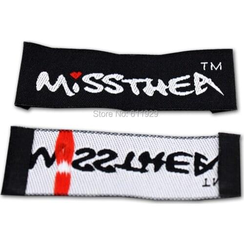 Customized garment labels/collar labels/Trademark manufacture woven&printed labels/clothing woven labels Free Shipping