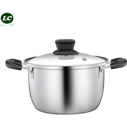 Casserole Cooking Pot Stainless Steel Kichen Utensil Cookware Inox Stew Stock Pot