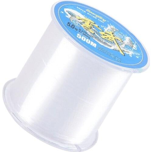 500M Nylon Fishing Line Strong Pulling Force Anti-winding Fine Wire Retaining Parallel Roll Fishing Tools