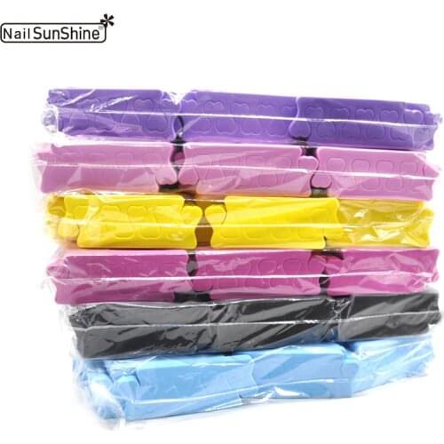200 Pcs/Pack Soft Sponge Nail Separator Nail Extending Painting Coating Anti Touch Finger Toe Separate Manicure Accessories Tool