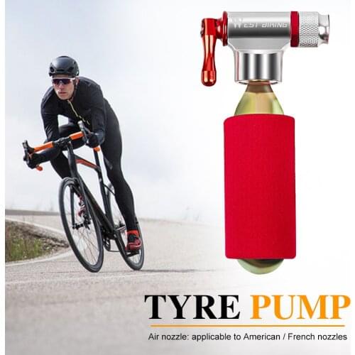 Mini Bicycle Pump Portable Durable Aluminum MTB CO2 Inflator for Basketball Football Cycling Equipment Accessories