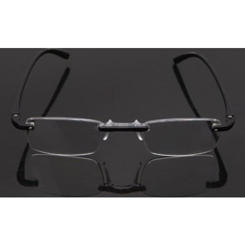 Fashion Unisex Clear Rimless Flexible Reading Glasses Eyewear Reader +1.00 ~4.00