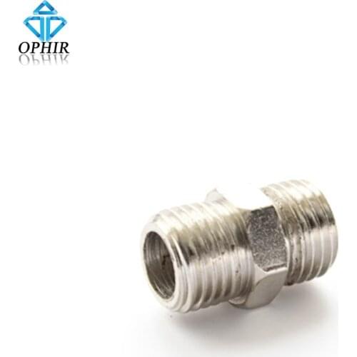 OPHIR 1/4"BSP female--1/4"BSP male Airbrush Hose Connector/ Adapter Airbrush Accesories Connectors# AC032