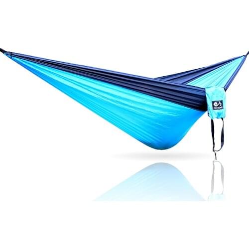 Outdoor swing chair bed 2 people portable parachute hammock