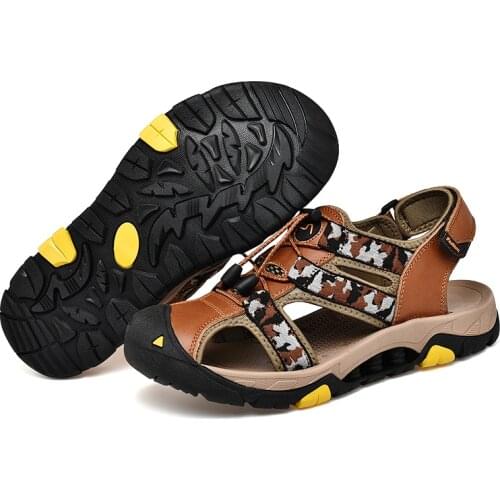 Thick rubber sandale for luxury beach leather in walking sock roman mens 39 sandal on slip sandles sandales slippers sandalia s