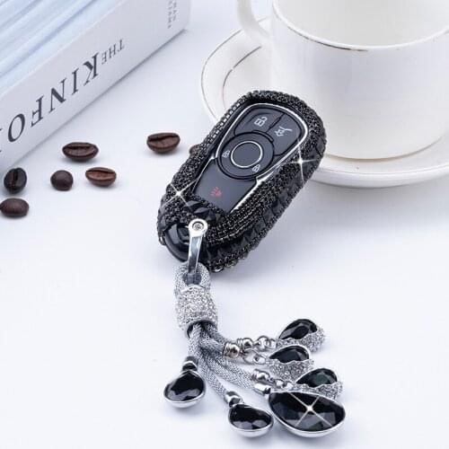 Diamond Crystal Car Key Cover Case For Buick OPEL Astra Encore Envision New Lacrosse Smart Remote Protector Shell Accessories