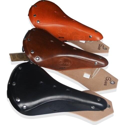 Retro Bicycle Saddle /retro leather saddle/Gyes saddle GS17B of road bike saddle