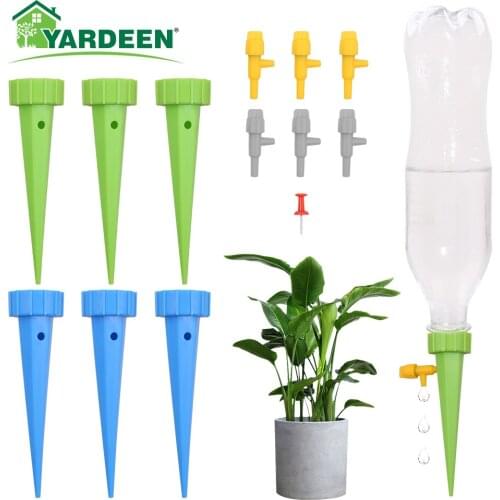 12/24/36PCS Automatic Vacation Drip Irrigation Watering System with Slow Release Control Switch Support for Outdoor Indoor Plant