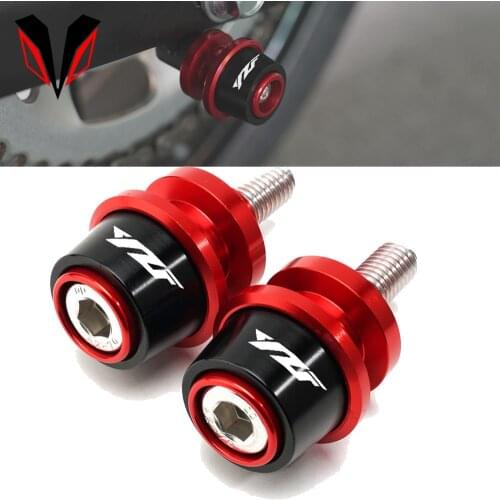 YZF Motorcycle Accessories Swingarm Spools 6mm CNC Aluminum Slider Stand Bobbins for Yamaha YZF R3 R25 R6 R1 2019 2020 2021