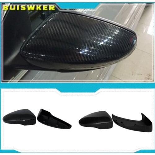 Carbon Look Side Wing Mirror Cover for VW Golf 7.5 MK7 7 GTD R GTI 6 Passat B7 CC Scirocco Polo 6R 6C MK6 Cap for Jetta 6 MKVI