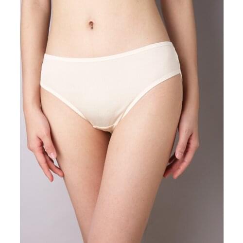 1 PC 100% Pure Silk Womens Middle Raise Panties Brief Underwear Lingerie M L XL 2XL SG014