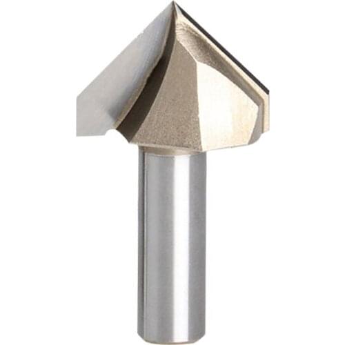 1pc "V"-type V.1/2*2 3D Woodworking Cutter CNC Router Bits Cutting for Wood Tools