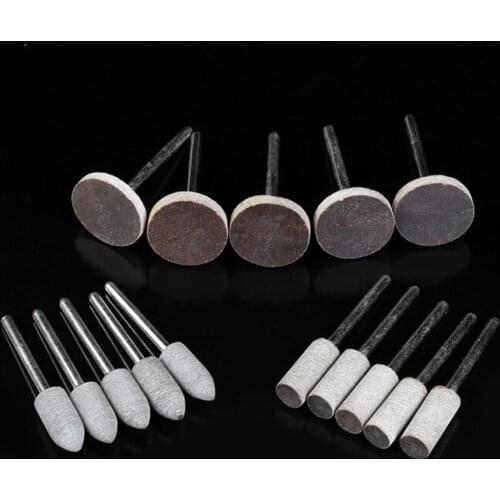 10pcs/Lot 3mm Shank Leather Buffing Grinding Wheel For Dremel Rotary Tools Buffing Polishing Wheel Dremel Accessoris