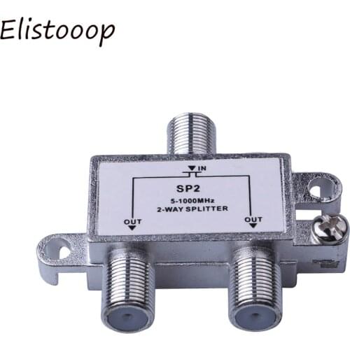 2 Way TV HD Signal Cable Splitter ANT SAT TV Signal Mixer Digital Satellite Combiner Diplexer VHF UHF