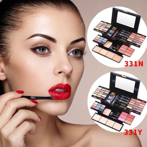 39 Colors Makeup Set Eyeshadow Powder Pressed Powder Lip Blush Lipstick Eyeliner Mascara Makeup Kit With Brush
