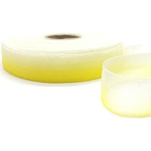 5 Yards/Lot 25mm Gradient color Organza Ribbons for Wedding Home Decor DIY Gift Wrapping Handmade Accessories #11