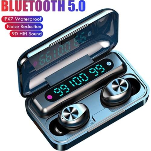Wireless Mini Earbuds TWS Bluetooth 5.0 Earphones Handsfree Call in-Ear Earpiece w/Mic Charging Case For Samsung iPhone Huawei