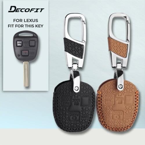 Genuine Leather Car Key Cover for for Lexus RX330 RX350 RX400h RX450h Keychain Remote Key Case Keyless Accessories Shell Fob