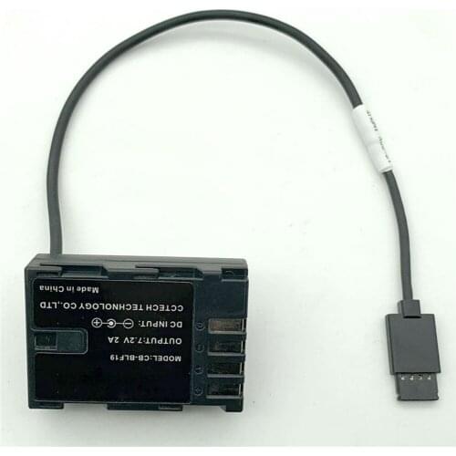 DJI Ronin-s Gimbal Battery to Panasonic GH5 S GH4 GH3 BLF19 Camera DC Coupler Faux Battery Power Connection Adapter Cable