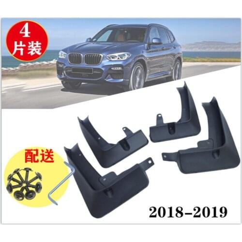 For 2018-2019 BMW X3 M G01High Quality Mud Flap Splash Guards Car fender Mudflaps Front Rear Mudguards 4pcs