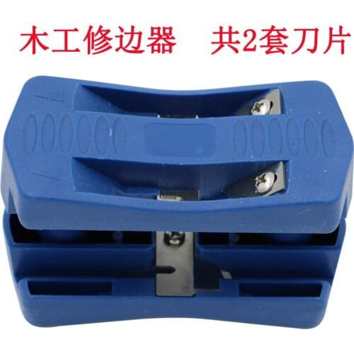 Edge Banding Machine Trimming Device Block Wood Double Edge Head Tail Trimmer for Carpenter PVC