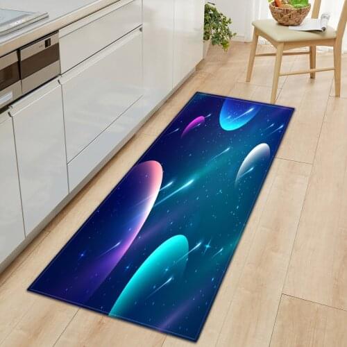 Kitchen Floor Mats Anti Slip Kitchen Rugs Washable Absorbent Bathroom Bedroom Mat Printed Home Decor Rug Hallway Welcome Doormat