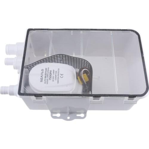 Boat Marine Automatic Shower Sump Pump System 600 GPH 24V Standard Box