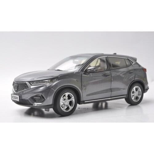 1:18 Diecast Model for Honda Acura CDX 2016 (White or Gray) SUV Alloy Toy Car Miniature Collection Gifts
