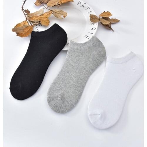 5 pairs/lot Men Socks Cotton Large size38-44High Quality Casual Breathable Boat Socks Short Men Socks Summer Male
